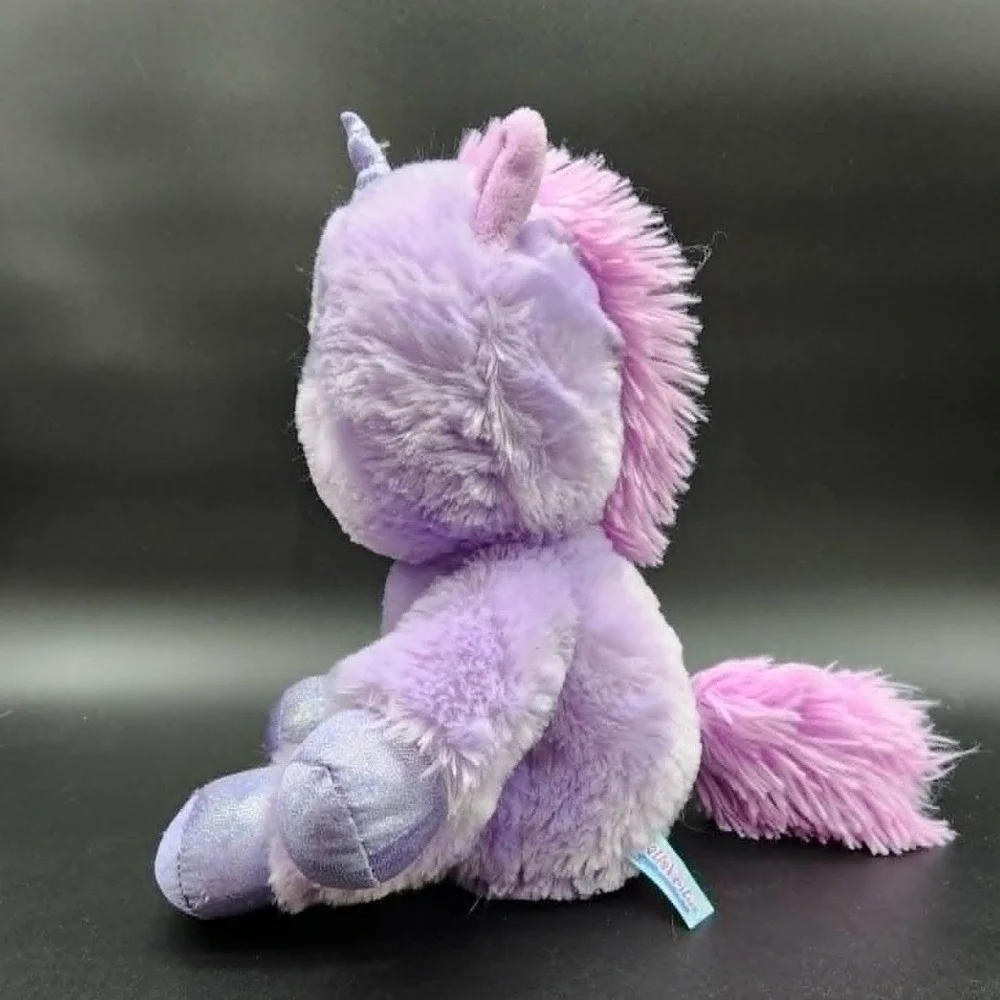 Purple Unicorn Plush Kids 10